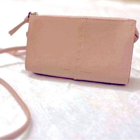 Frame les second mini crossbody pink purse leather made in Italy! Like new!! - Picture 10 of 16